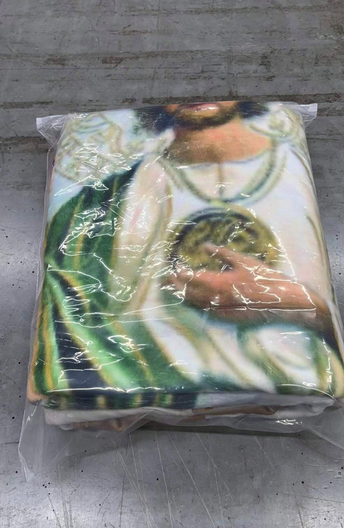 San Judas Tadeo Mexican Blanket